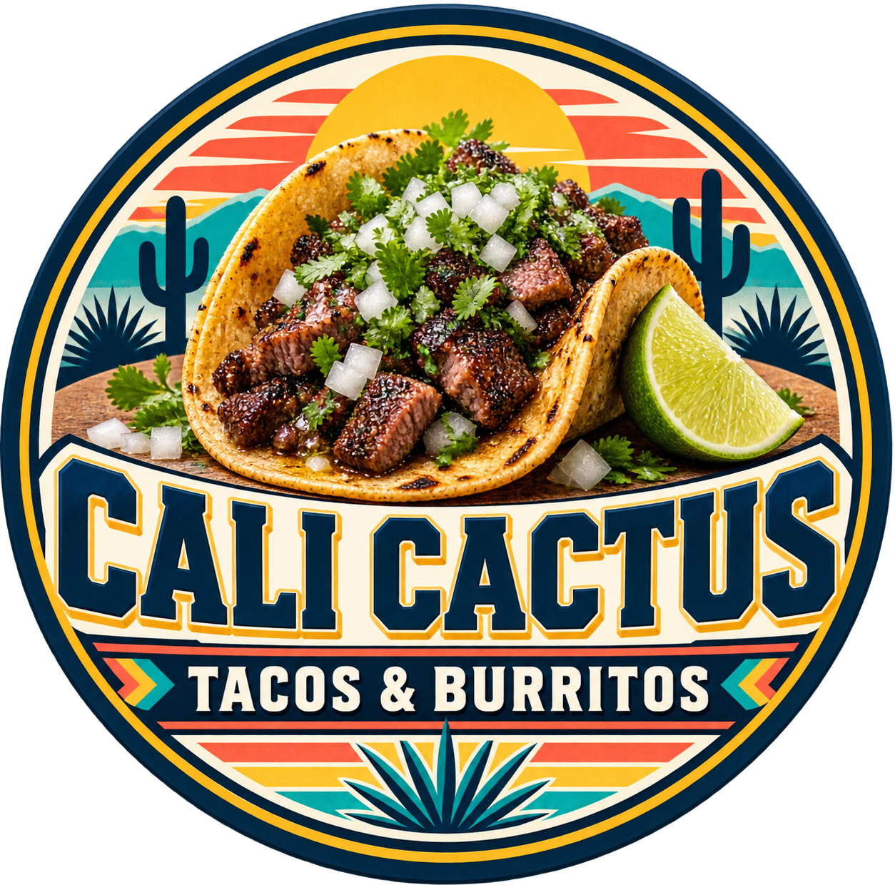 Cali Tacos & Burritos logo