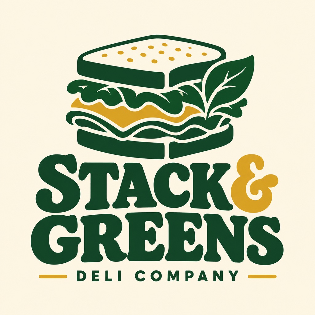 Stack & Greens Deli Company logo